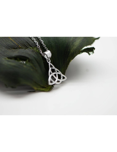 PENDENTIF NOEUD CELTE ARGENT RHODIÉ 925