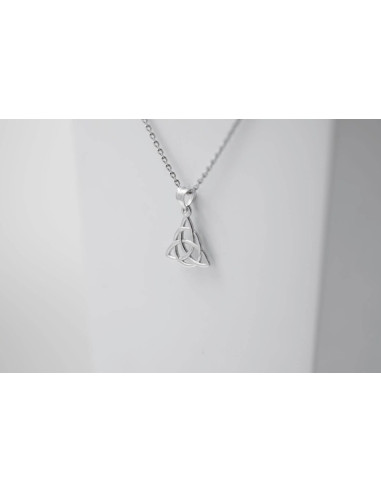 PENDENTIF NOEUD CELTE ARGENT RHODIÉ 925