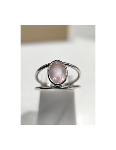 BAGUE QUARTZ ROSE 0925 T55
