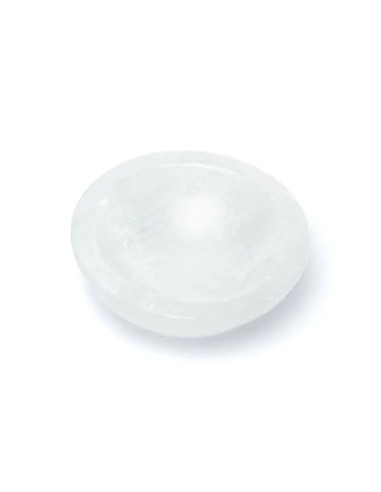BOL ROND EN SÉLÉNITE SATINÉ -- ±15X5CM