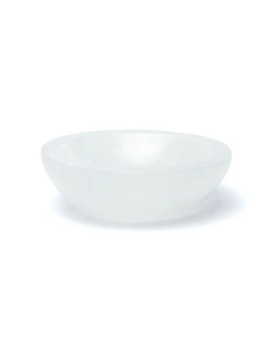 BOL ROND EN SÉLÉNITE SATINÉ -- ±15X5CM