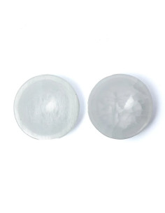 BOL ROND EN SÉLÉNITE SATINÉ -- ±10X3.5CM 2