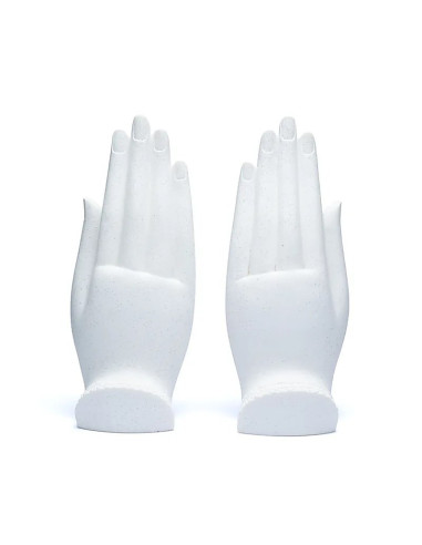 SET NAMASTE MUDRA BLANC 11X21CM