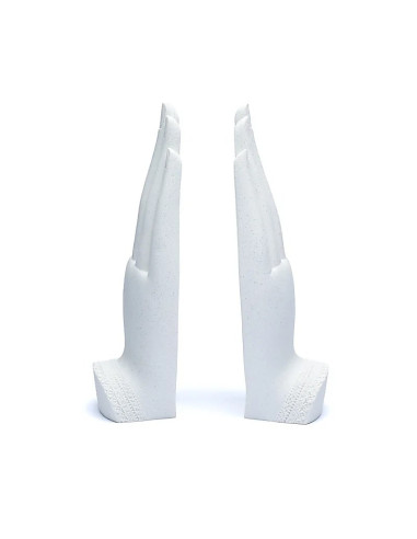 SET NAMASTE MUDRA BLANC 11X21CM