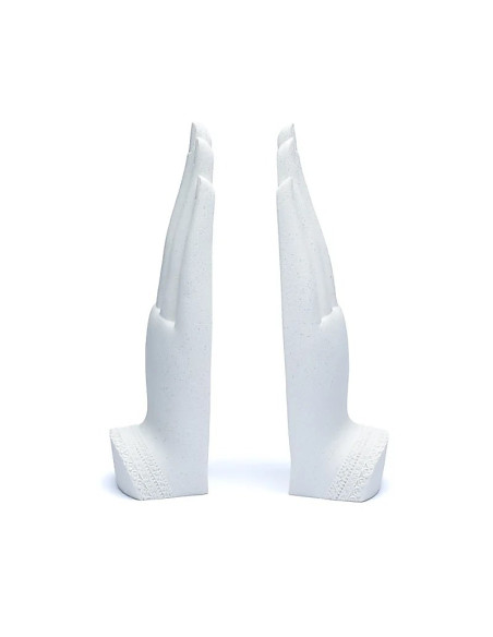 SET NAMASTE MUDRA BLANC 11X21CM