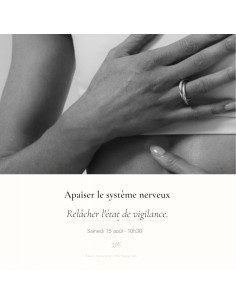 15 aout - 10h30 : Apaiser son système nerveux