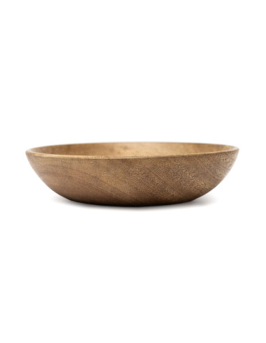 PORTE-ENCENSPORTE ENCENS COUPELLE FLEUR DE VIE BOIS DE MANGUIER - 13cm