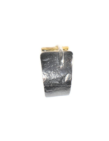 BAGUE ARGENT 925 PL OR 2M T57