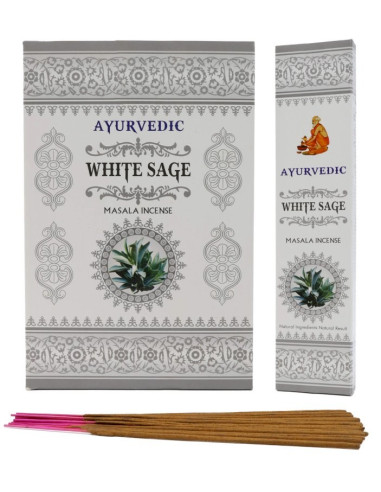 ENCENS AYURVEDIC SAUGE BLANCHE