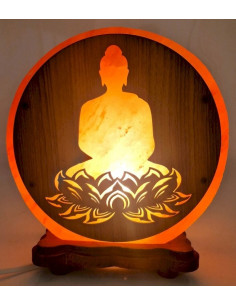 LAMPE DE SEL BOUDDHA LOTUS 5KG