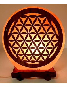 LAMPE DE SEL FLEUR DE VIE (modele 2) 5KG