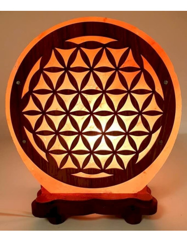 LAMPE DE SEL FLEUR DE VIE (modele 2) 5KG