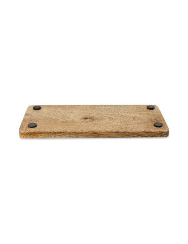PORTE CARTE ARBRE DE VIE AMAZONITE - BOIS DE MANGUIER - 21.5 CM