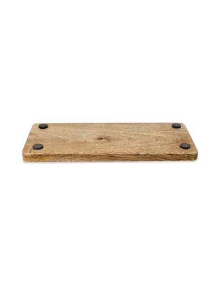 PORTE CARTE ARBRE DE VIE AMAZONITE - BOIS DE MANGUIER - 21.5 CM
