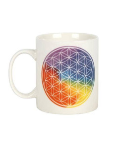 MUG EN CÉRAMIQUE FLEUR DE VIE
