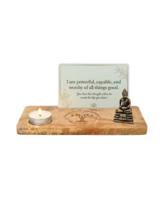 PORTE-CARTES PHASES LUNAIRES PIERRE DE LUNE ROSE BOIS DE MANGUIER 2