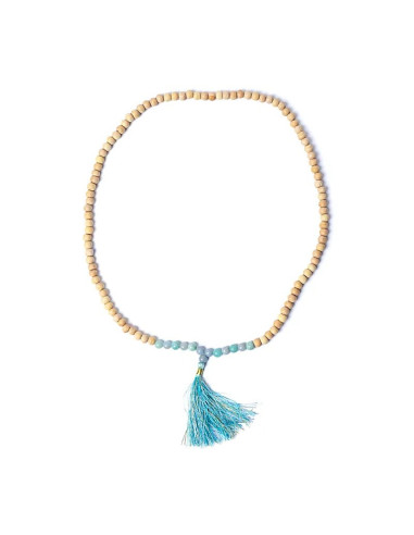 MALA TULSI/ANGELITE/AMAZONITE AA