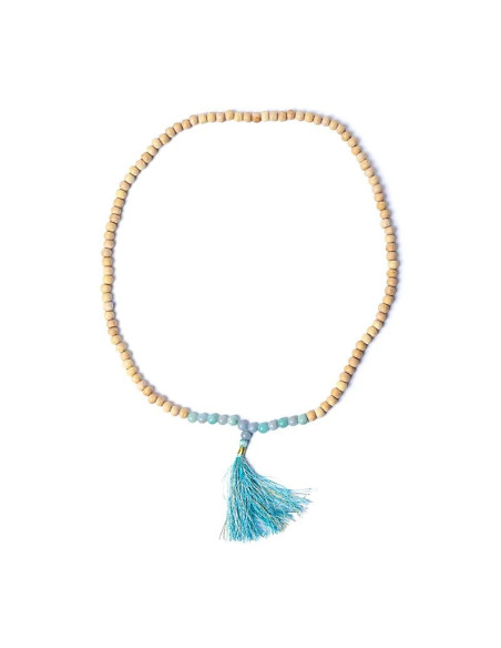 MALA TULSI/ANGELITE/AMAZONITE AA