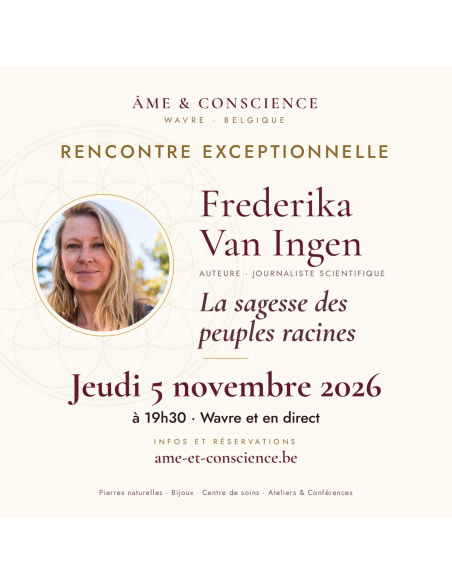 5 novembre - 19h30 : Rencontre avec Frederika Van Ingen - EN DIRECT AVEC REPLAY 7 JOURS