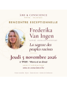 5 novembre - 19h30 : rencontre avec Frederika Van Ingen