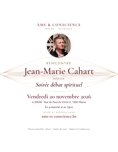 20 novembre - 20h30 : Soirée débat spirituel