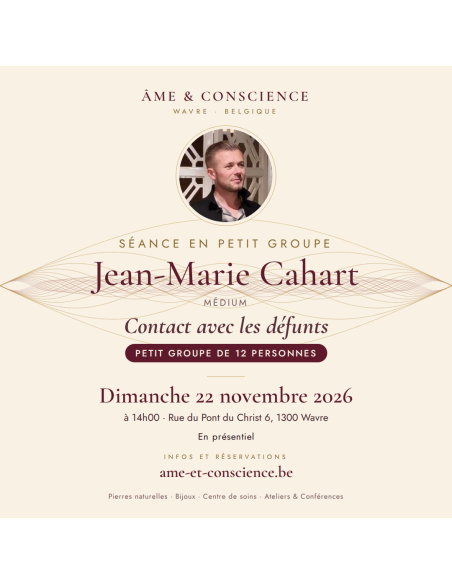 22 novembre - 14h00 : Contact défunt (12 places)