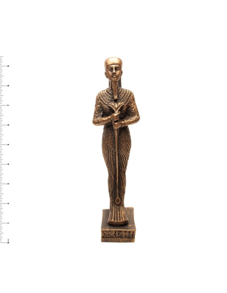 STATUE DE PTAH EN COULEUR BRONZE - 23.5CM - DIEU ÉGYPTIEN