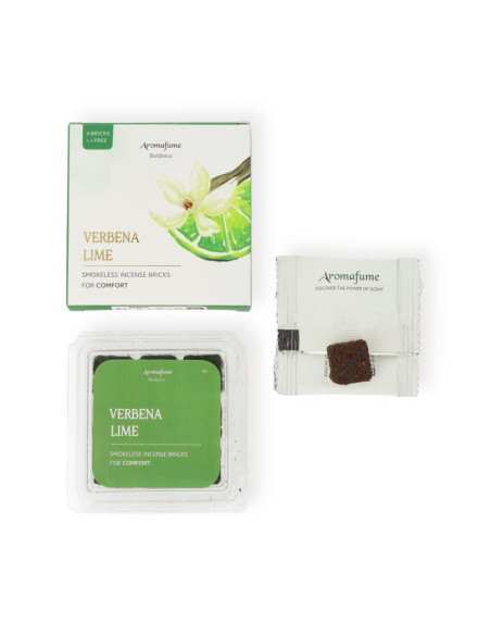 AROMAFUME BRIQUES D'ENCENS BOTANICA VERBENA LIME