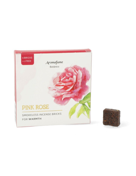 AROMAFUME BRIQUES D'ENCENS BOTANICA PINK ROSE