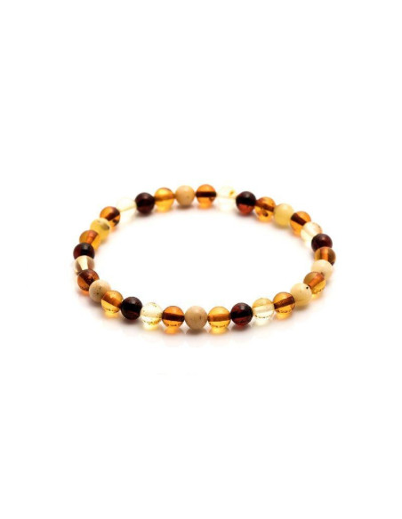 BRACELET AMBRE 5MM MULTI
