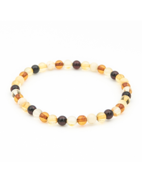 BRACELET AMBRE 5MM MULTI