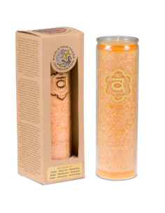 Bougie parfumée 2° chakra stearine 100 heures