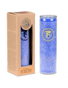 Bougie parfumée 5° chakra stearine 100 heures