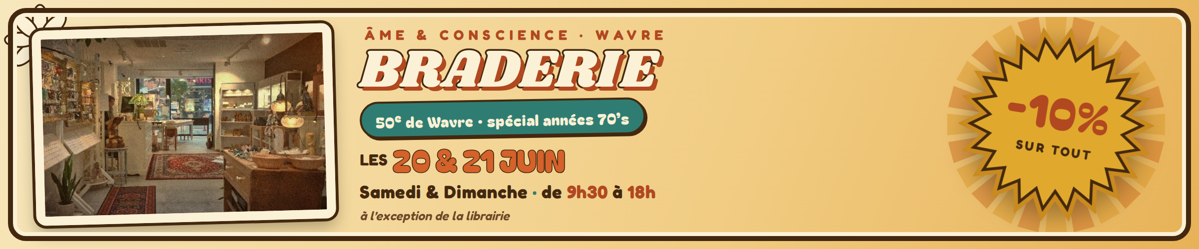 braderie ann&eacute;e 70 Wavre