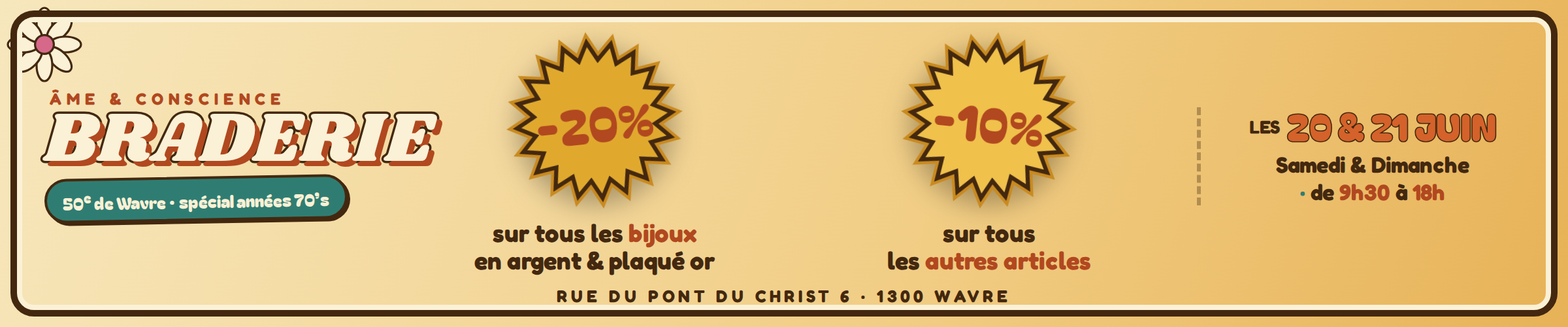 braderie annee 70 - 20 21 juin wavre